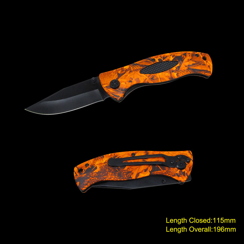Folding Knife with with Camouflage (#3694)