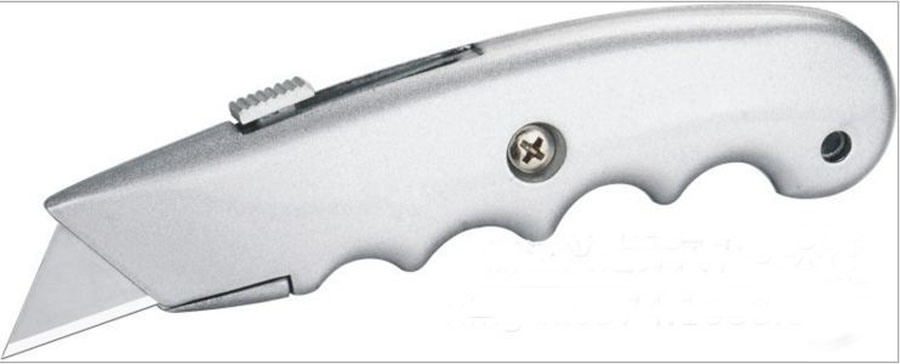 Heavy Duty Utility Knife Zinc-Alloy Material