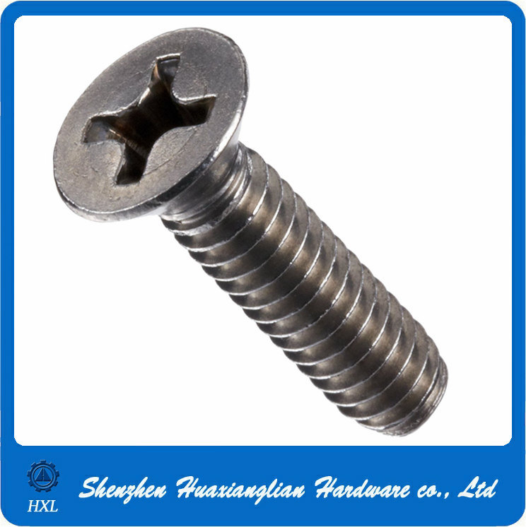 Stainless Steel Flat Head Phillips Machine Screw
