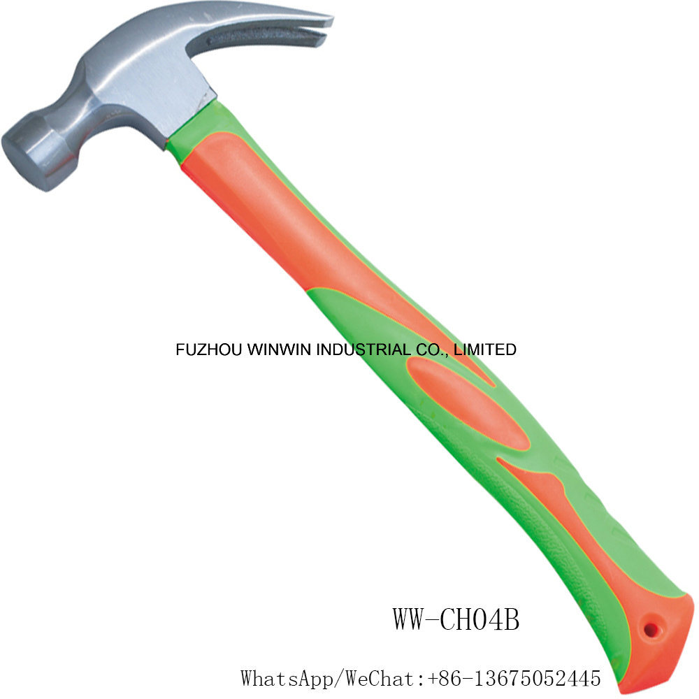 Claw Hammer with Different Kinds of Plastic Handle
