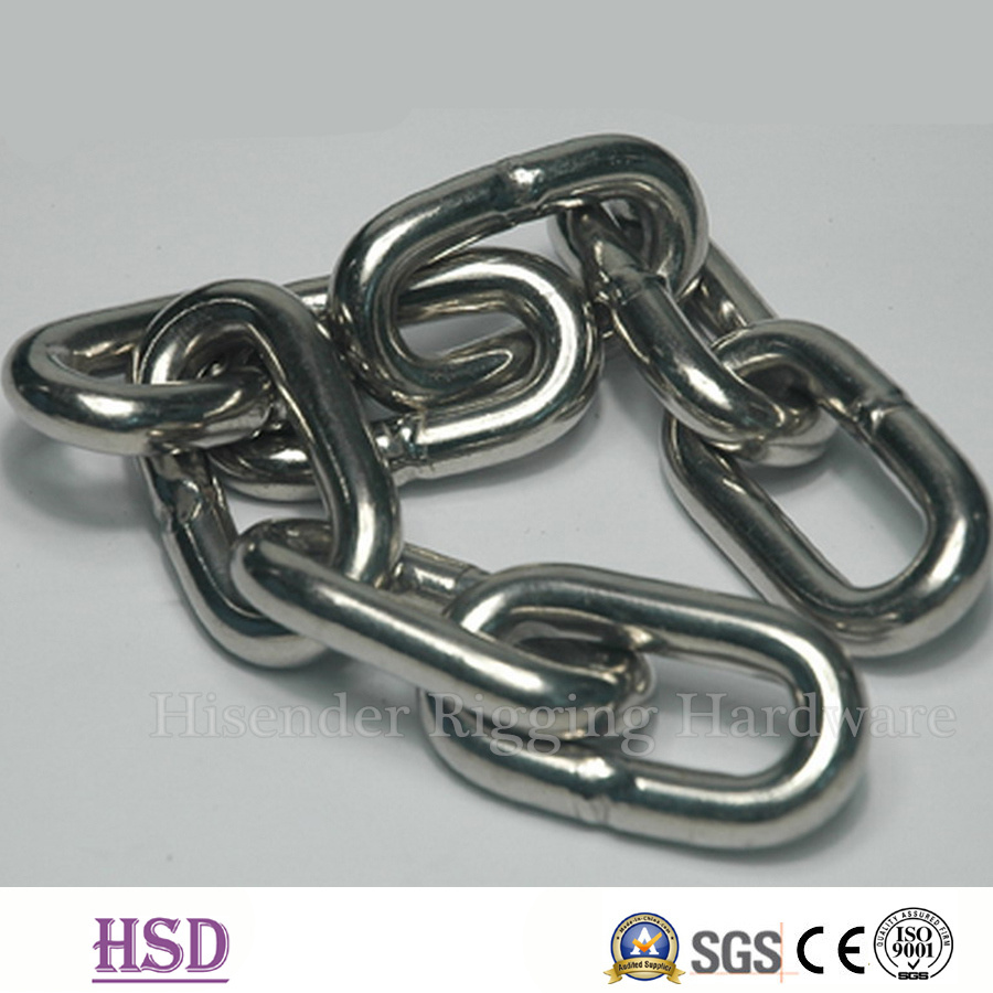 Stainless Steel 304 and 316 Link Chain