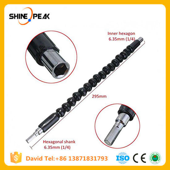 295mm Flexible Shaft Bit Magnetic Screwdriver Extension Drill Bit Holder Connect Link for Electronic Drill 1/4