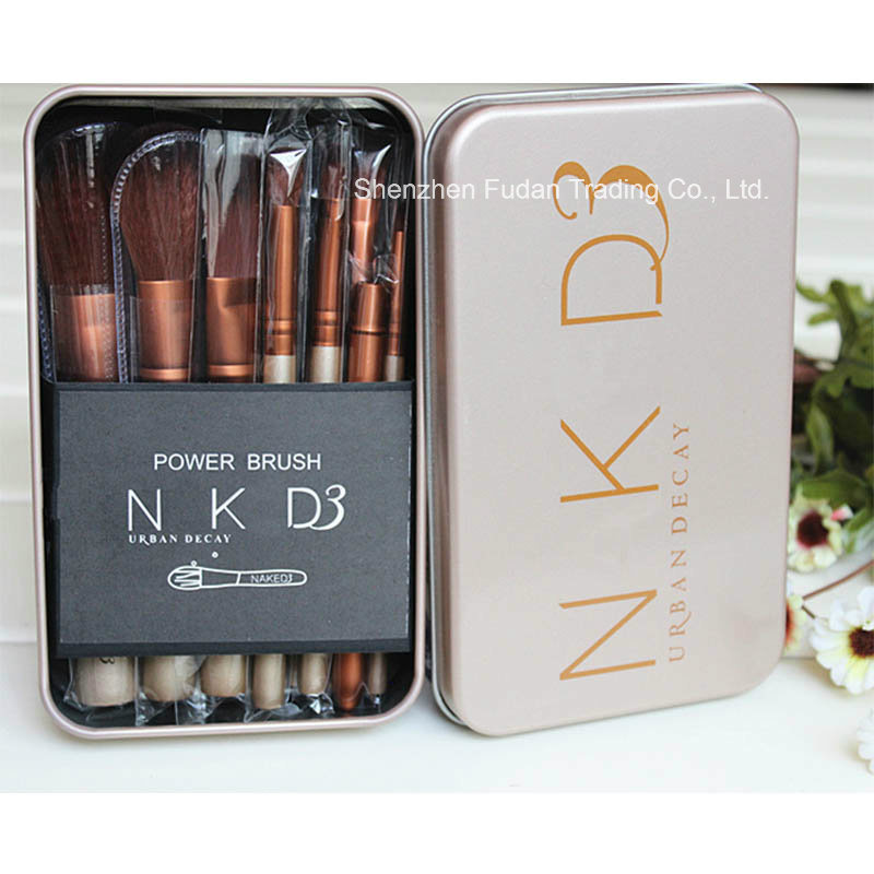 Nake D 3 Makeup Brush 12PCS/set Power Brush Professional Make Up Brush kit