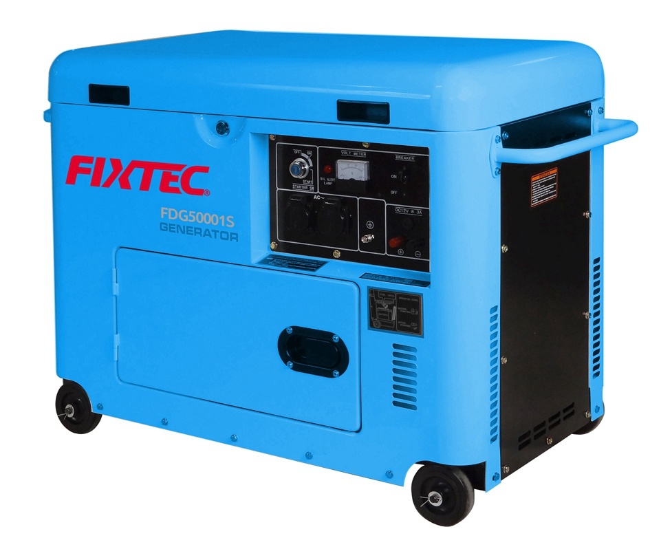 Fixtec Power Tools 4.4kw Electric Generator Diesel