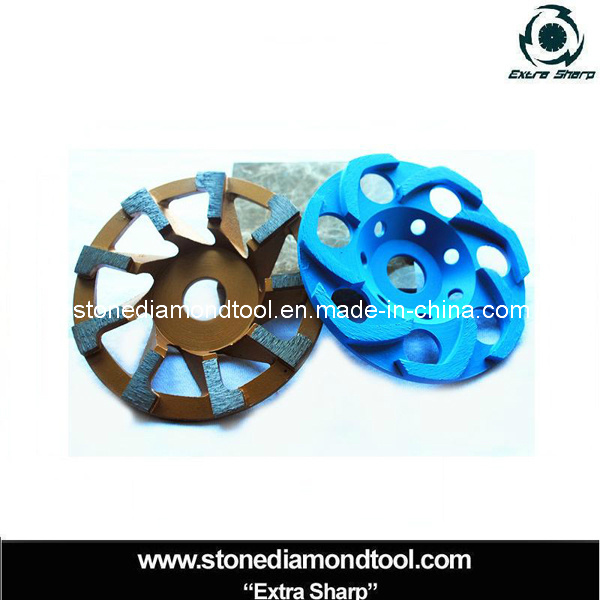 4 Inch Metal Grinding Diamond Cup Wheels for Concrete