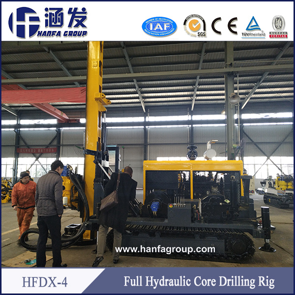 Hfdx-4 Hydraulic Control Wireline Core Drilling Rig Machine