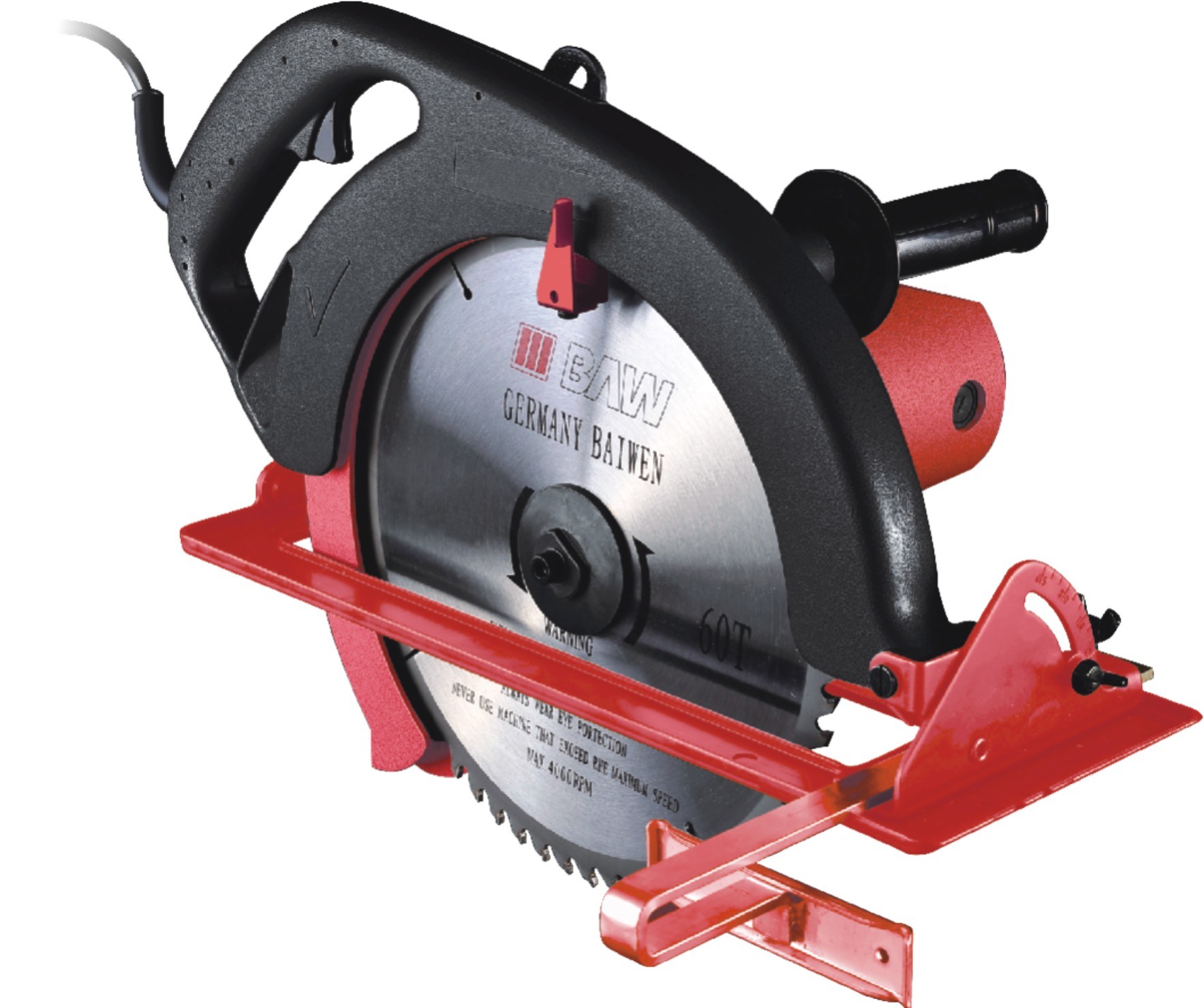 14''3300rpm Multi-Function Circular Saw with Rubber Handle (8008)
