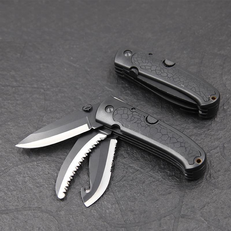 Knife Spring Assisted Open Rescue Folding Knife