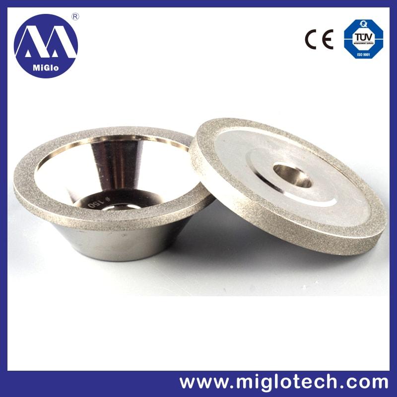 Customized Cup Electroplated Bond Diamond Grinding Wheel (GW-100070)