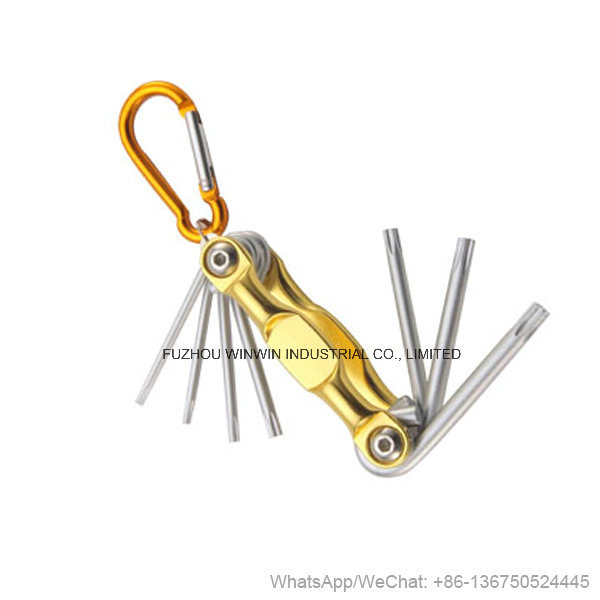 7-Piece Folding Torx Allen Hex Key Wrench Set (WW-KTF32)