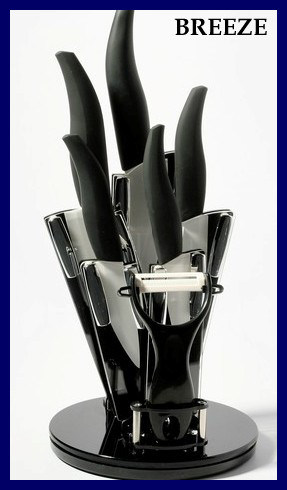 Wholesale Distinctive Black Ceramic Knife Sets