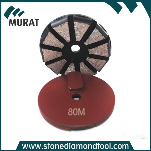 10 Segment Terrco Metal Bond 100mm Diamond Grinding Disc
