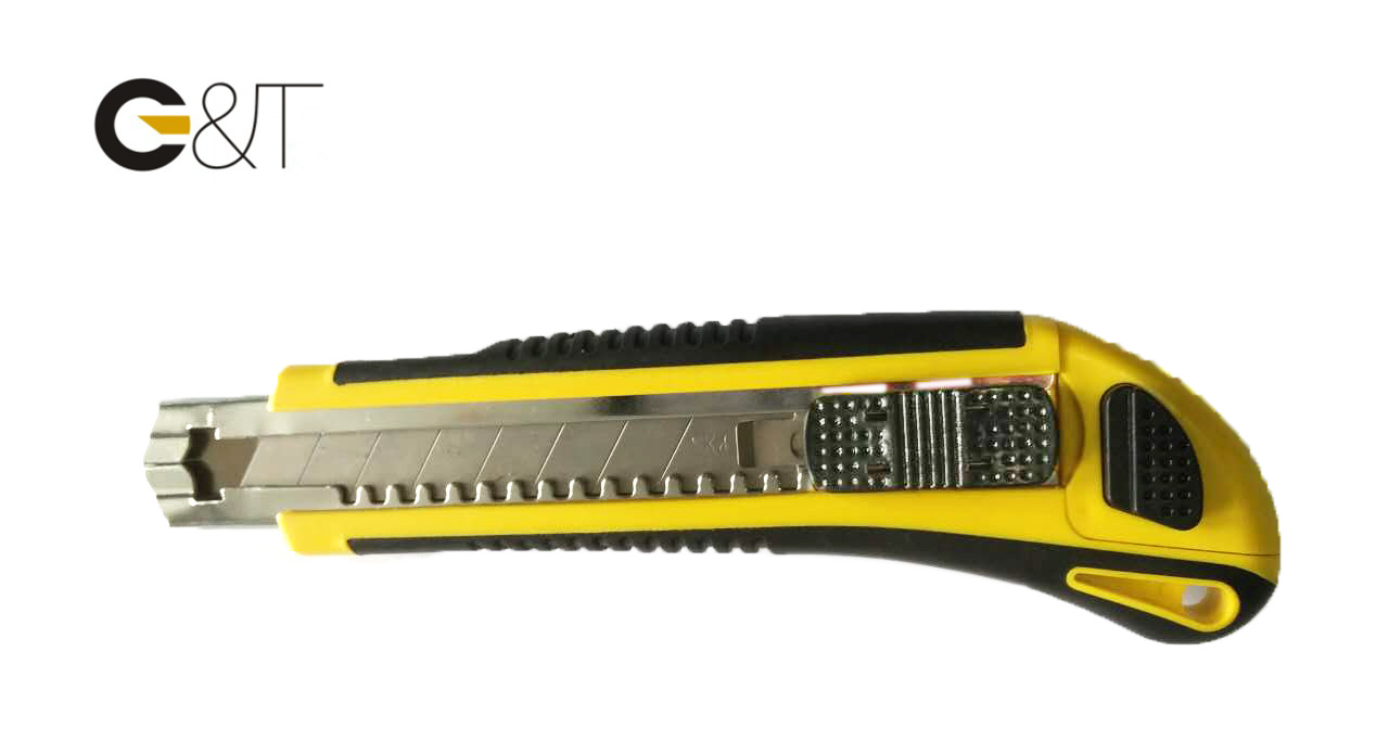 Utility Knife, Dk-2309, Non-Slip Hand Cutter, Sharp Knife