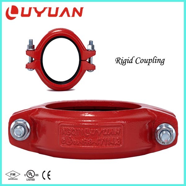Grooved Pipe Coupling Clamp with EPDM Gasket 1-1/4