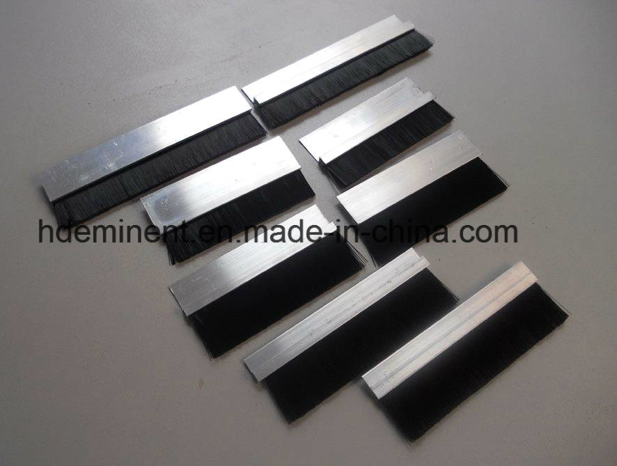 Custom New Galvanized Nylon Bristle Durable Weather Seal Outlets Strip Brushes for Machine