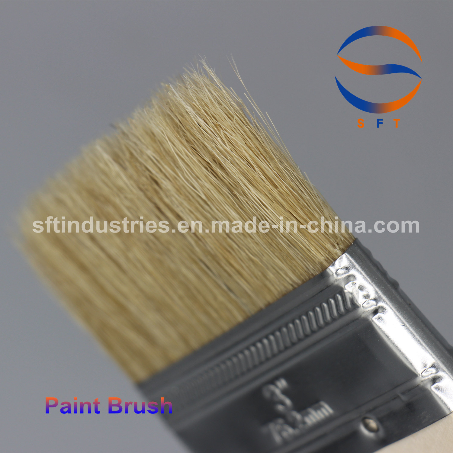 3'' Pure Pig Hair Paint Brush Made in China
