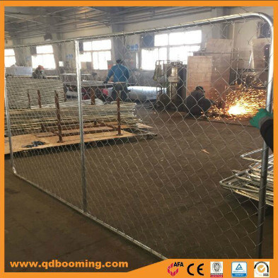 Hot DIP Galvanized Chain Link Customized Building Fence