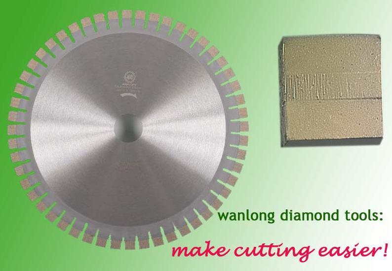 450mm Silent Saw Blade for Stone Edge Cutting-Diamond Cutting Segmented Blade