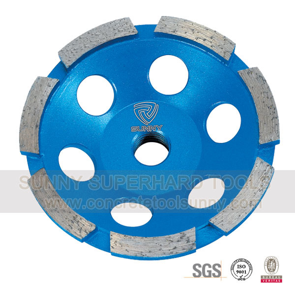 Single Row Diamond Grinding Cup Wheel for Stone Concrete