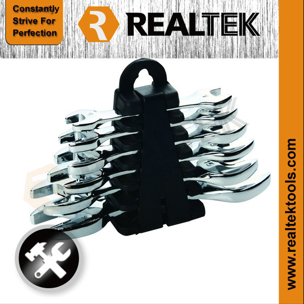 Stubby Type Double Open End Wrench Set
