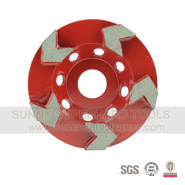 Arrow Diamond Grinding Cup Wheel for Stone Concrete Terrazzo