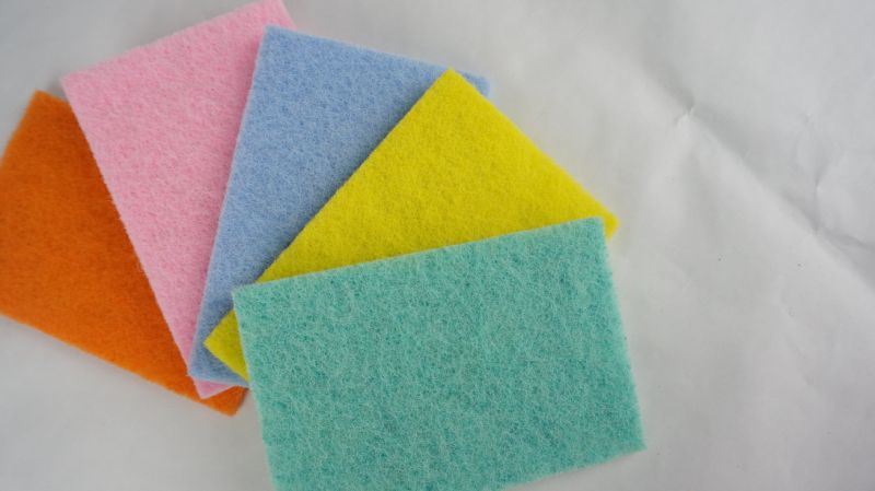 Non-Abrasive Light-Color Scouring Pad Kitchen Cleaning Tools
