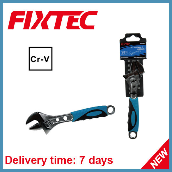 Fixtec Hand Tool 10'' CRV Material Adjustable Wrench
