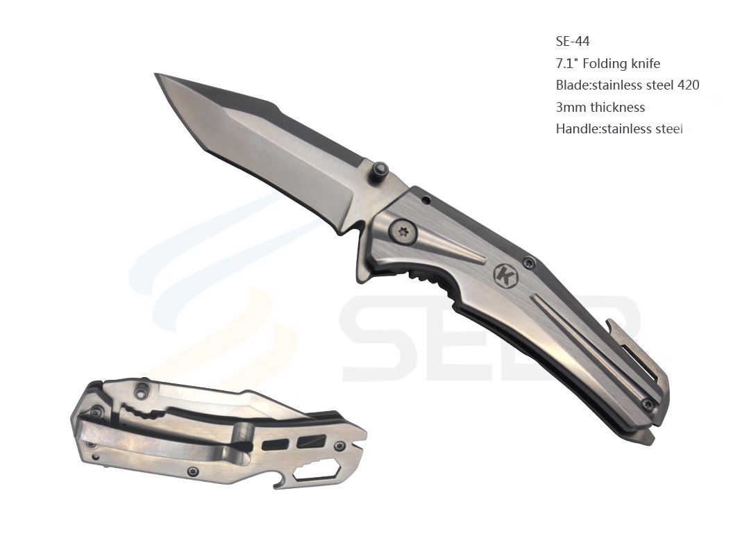 420 Stainless Steel Fooding Knife (SE-45-BK)