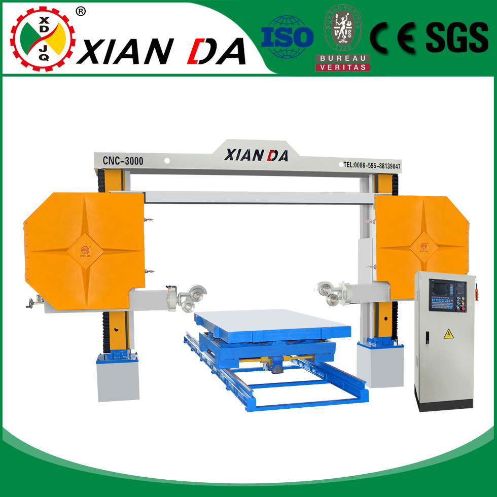 CNC Diamond Wire Saw Stone Cutting Machine for Marble and Granite