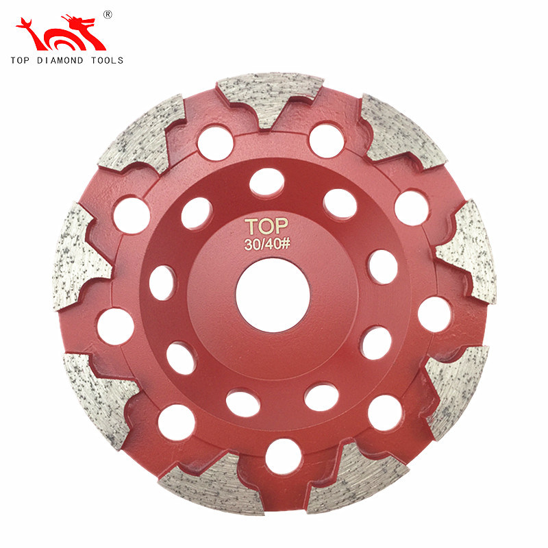 T Turbo Segment Diamond Grinding Cup Wheels for Concrete and Stone