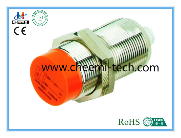 Waterproof M30 Inductance Proximity Sensor with Detection Distance 15mm 6-36VDC NPN Nc