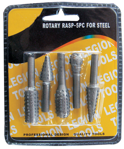 Rotary Rasp, 5PC for Steel Hand Working Tool