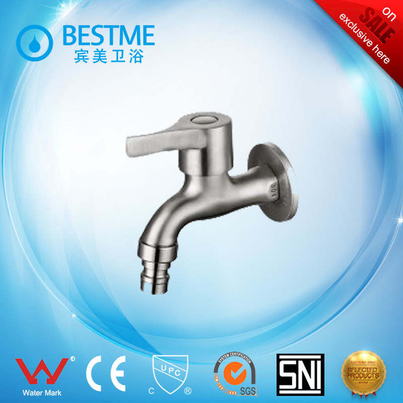 SUS304 Stailess Steel Bibcock Tap for Washing Machine (BFS-T001A)
