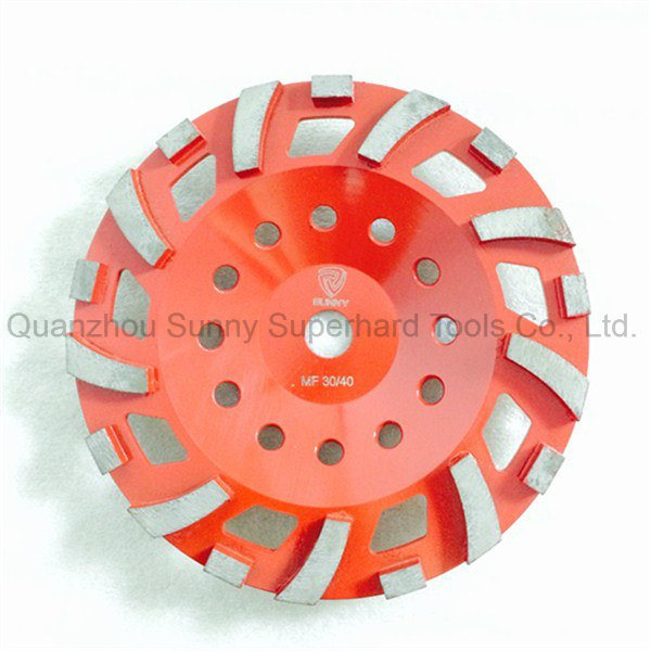 Sunny 4'' 36# Diamond Abrasive Grinding Cup Wheel for Concrete