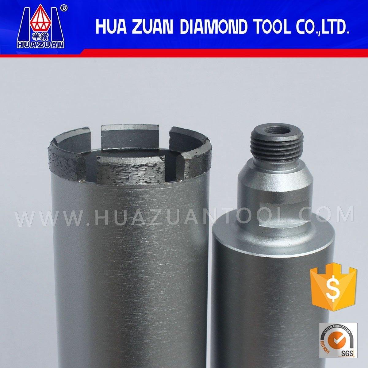62mm 1-2gas Diamond Core Drill Bit with Roof Segment