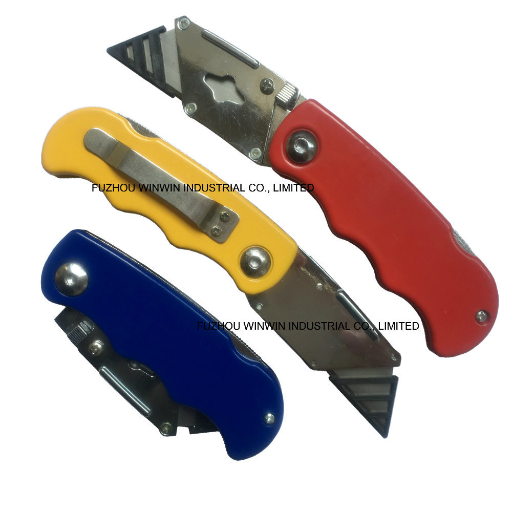 Zinc Folding Utility Knife (WW-UK1580)