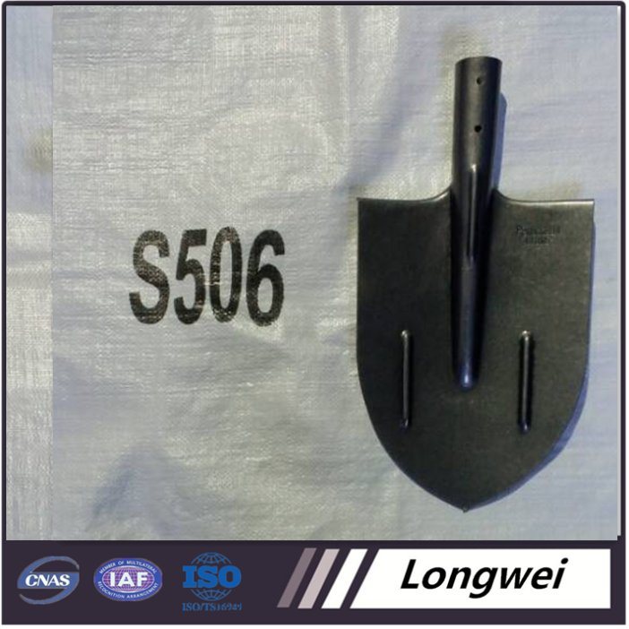 Russian Type Tangshan Factory Hand Tool Carbon Steel Shovel