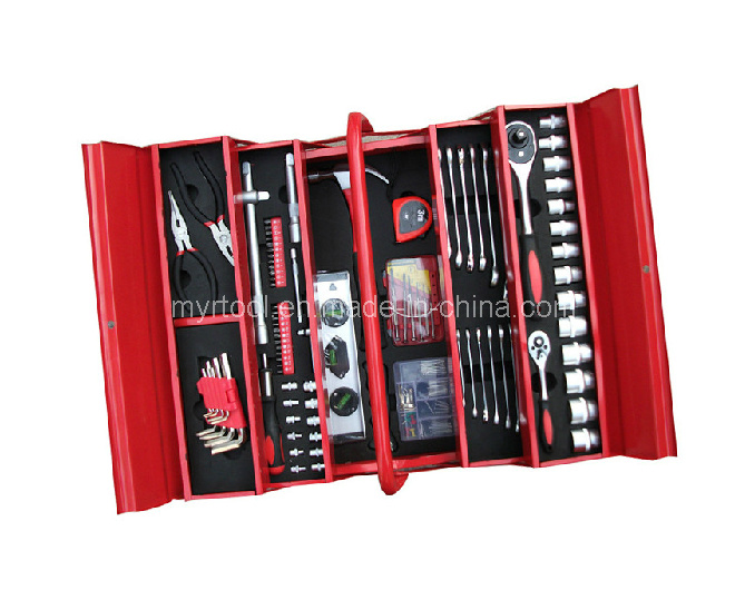 Hot Selling-91PC Hand Tool Kit in Metail Case (FY1091A)