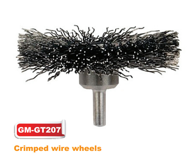 Crimped Steel Wire Wheel Brush for Grinding and Cleaning (GM-GT207)