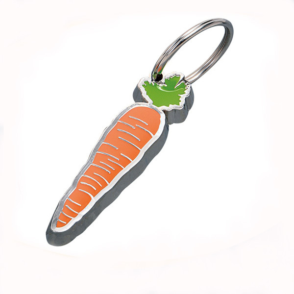 Custom Metal Carrot Keychain for Promotion Gifts
