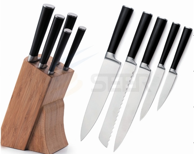 5PCS Stainless Steel Kitchen Knife Set (B55)
