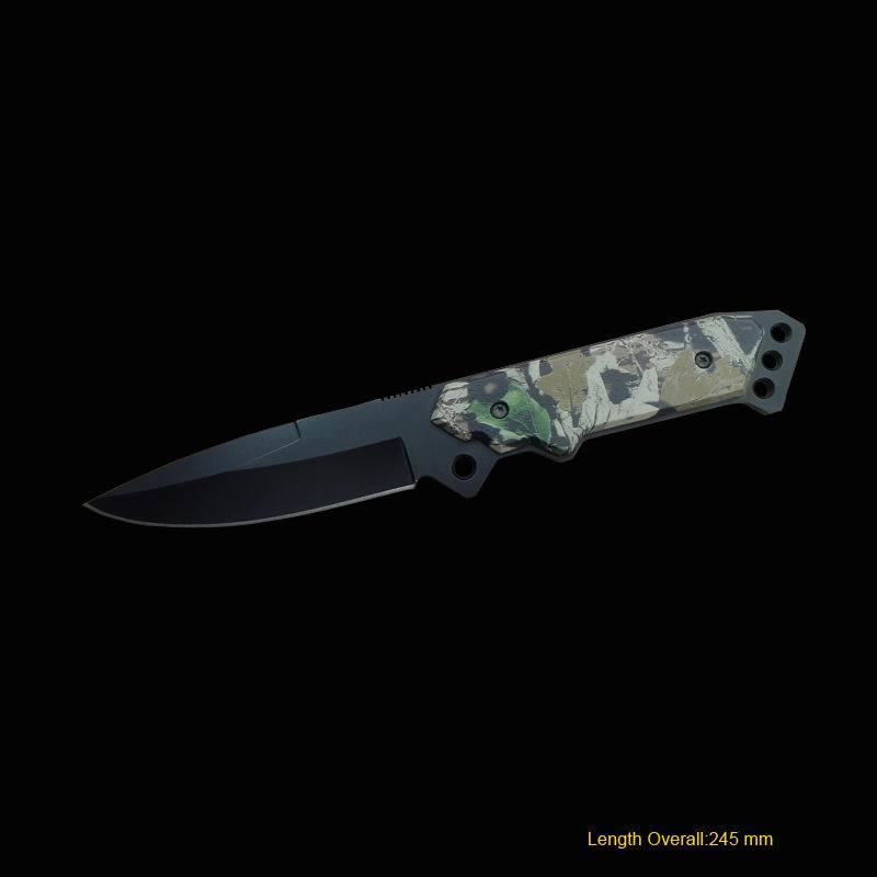 Fixed-Blade Knife with Camouflage (#3416)