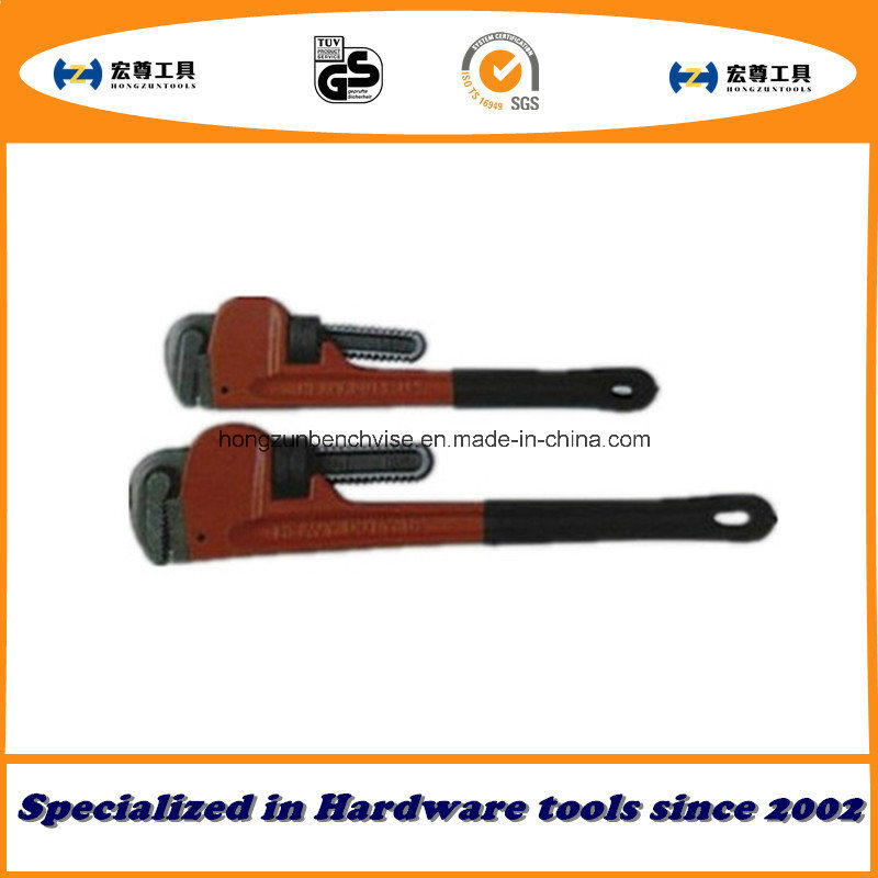 American Type Heavy Duty Pipe Wrenches with PVC Handle
