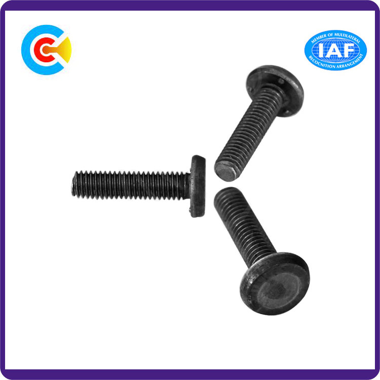 DIN/ANSI/BS/JIS Carbon-Steel/Stainless-Steel 4.8/8.8/10.9 Galvanized Spot Welding Screws for Railway Building/Machinery/Industry