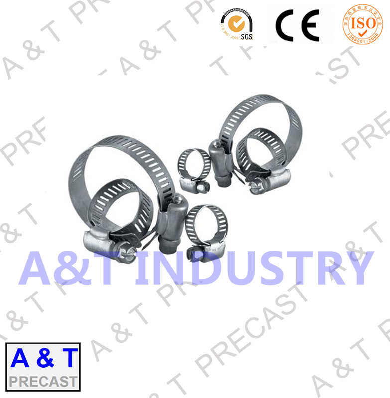 American Type Carbon Stainless Steel Hose Pipe Clip / Hose Clamp