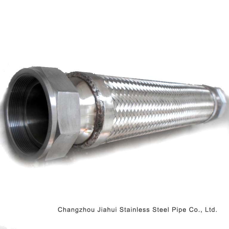 Stainless Steel Corrugated Braided Metal Flexible Hose (JH-01)