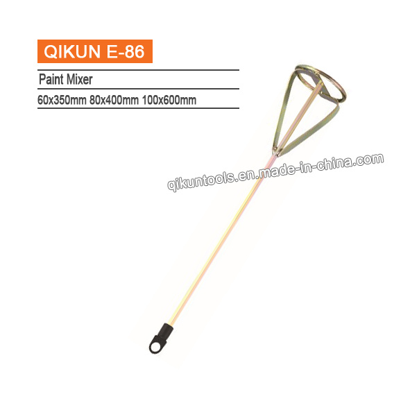 E-86 Hardware Decorate Paint Hand Tools Manual Concrete Mixers Paint Mixer with SDS Tip