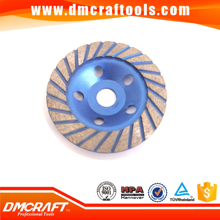 100mm Turbo Diamond Grinding Cup Wheel for Concrete