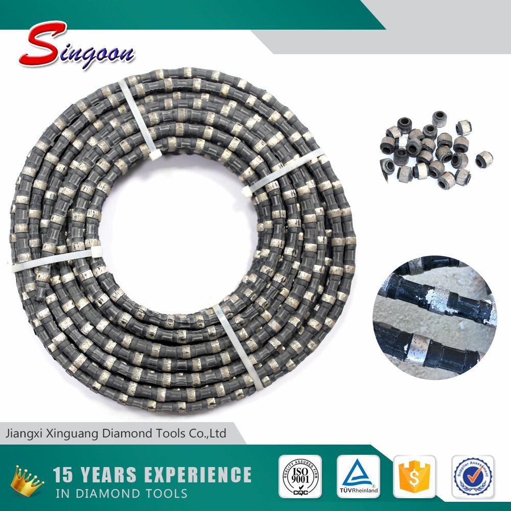 Diamond Cutting Wire Rope Saw for Cutting Marble and Granite Quarry