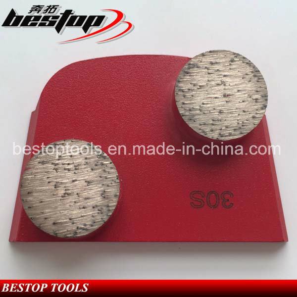 30# Soft Bond Lavina Diamond Concrete Grinding Shoe with Round Segment